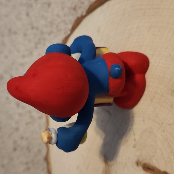 Wallace & Berrie Porcelain Papa Smurf with Purple Book Figurine 1982 - Picture 3 of 7